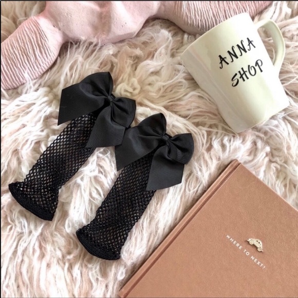 NWT Fishnet Black Socks - Picture 2 of 4